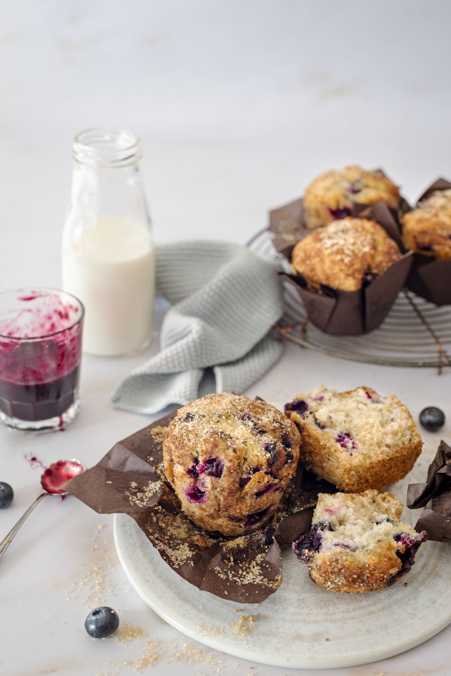 MUFFIN DE ARÁNDANOS